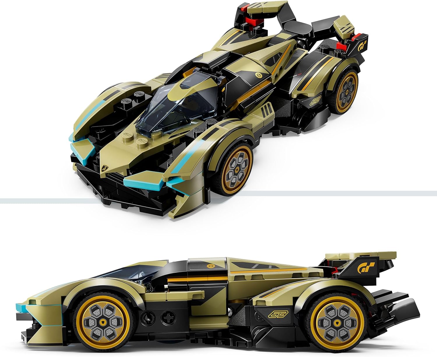 LEGO Speed Champions Lamborghini Lambo V12 Vision GT Super Car Toy for 10 Plus Year Old Boys & Girls, Buildable Vehicle Model Set, Kids' Bedroom Decoration, Birthday Gift Idea 76923
