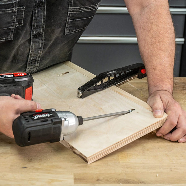 Trend Pocket Hole Jig Pro Kit with Pocket Hole Jig, Support Rods & End Stops, Face Clamp, HSS Drill Bit & Depth Collar, Square Drive Bits, 100 Screws & Storage Case, PH/JIG/AK , 12.7-38mm