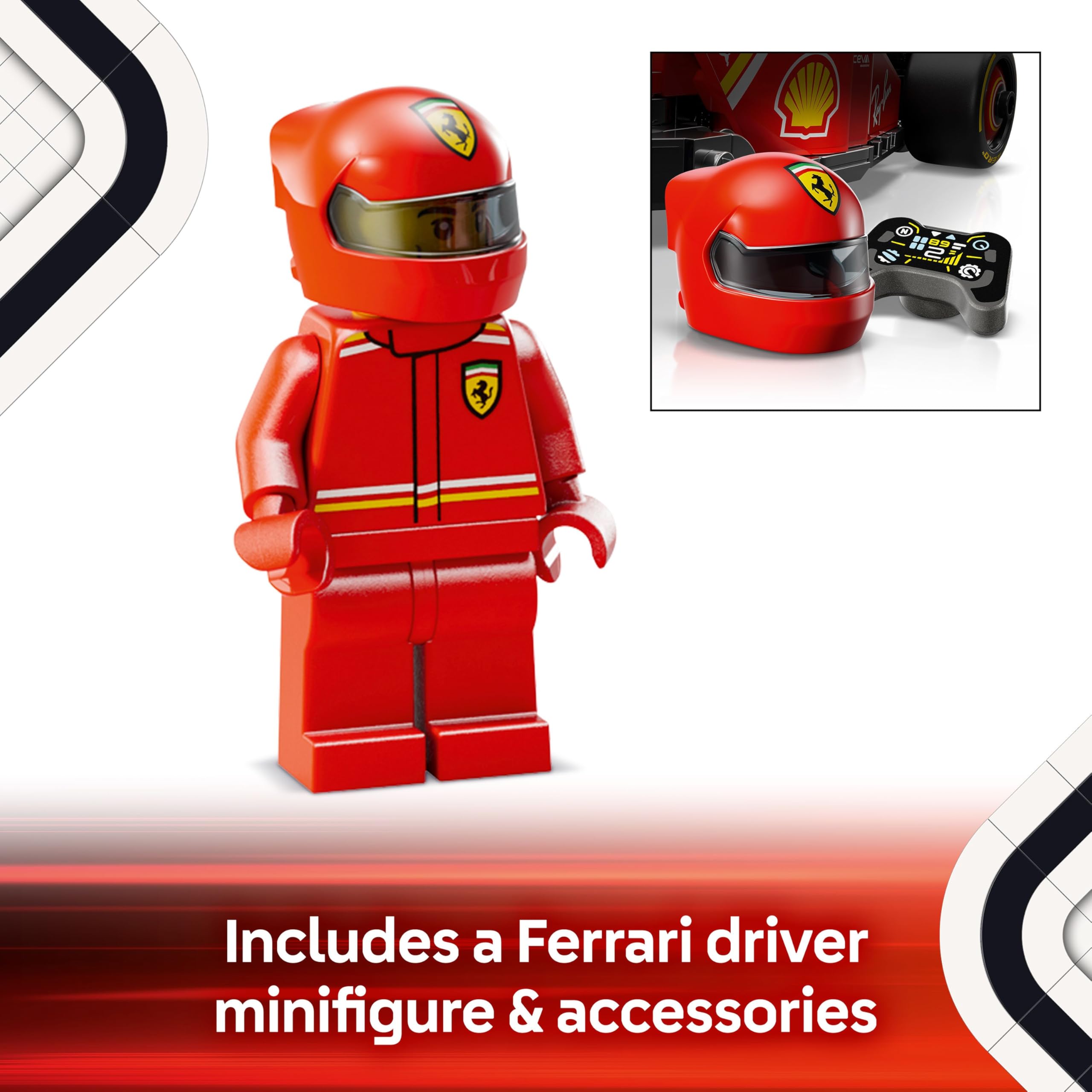 LEGO Speed Champions McLaren F1 Team MCL38 Race Car Toy with a Collectible Formula 1 Driver Minifigure - Model Kits for 10+ Year Old Boys & Girls or Adult Motorsport Fans 77251