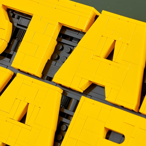 LEGO Star Wars 75407 Brick-Built Star Wars Logo - Collectible DIY Building Set for Adults - Iconic Pop Culture Model Kit - Home Office Display Piece - Gift Idea for Adult & Teenage Fans