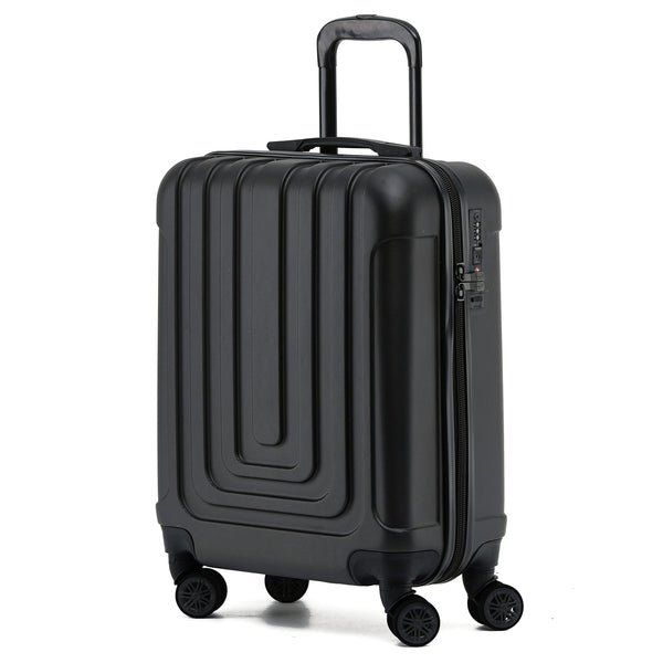 Flight Knight Premium Lightweight Suitcase - Built-in TSA Lock - 8 Spinner Wheels - ABS Hard Shell Check in Highly Durable Luggage - Medium - 67x45x26cm