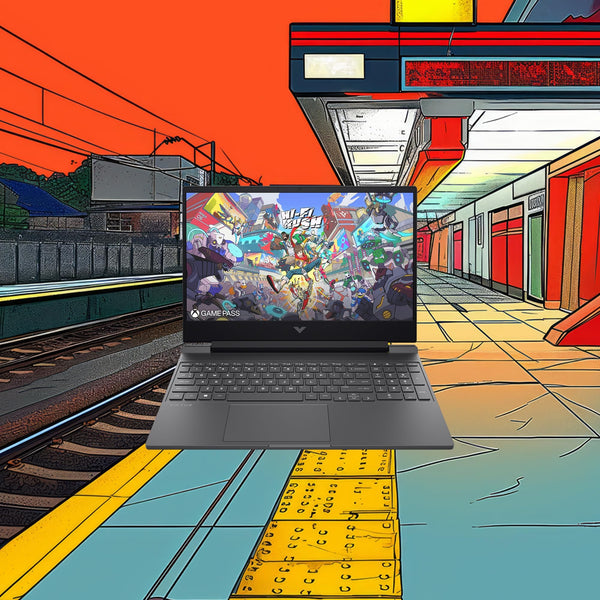 HP Victus 15.6" Gaming Laptop, AMD Ryzen 5-8645HS, 8 GB RAM, 512 GB SSD, NVIDIA GeForce RTX 2050 Graphics, FHD IPS Display, Up to 6 hrs 15 battery, Win 11, Mica Silver, 15-fb2002sa