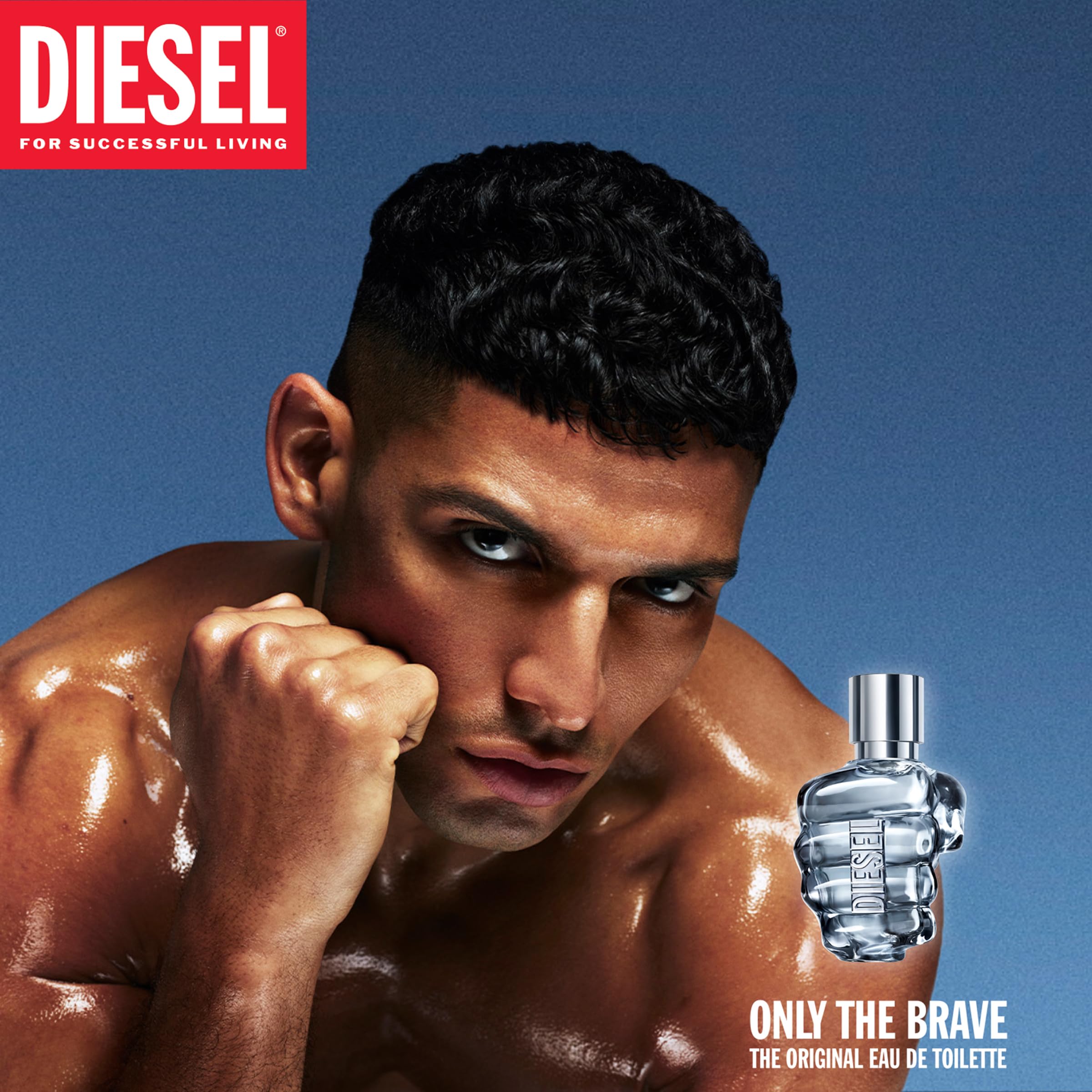 Diesel Only The Brave, Eau de Toilette Aftershave, Perfume For Men, The Original Fresh Fragrance, 50ml