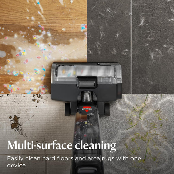 BISSELL CrossWave OmniForce, Wet and Dry Vacuum Cleaner, Powerful Floor Cleaner Machine, Multi-Surface, Cordless Vacuum Cleaner with Turbo Mode & Vacuum-Only Mode, Wet Vac up to 240m2, 69 dBA, 3912E