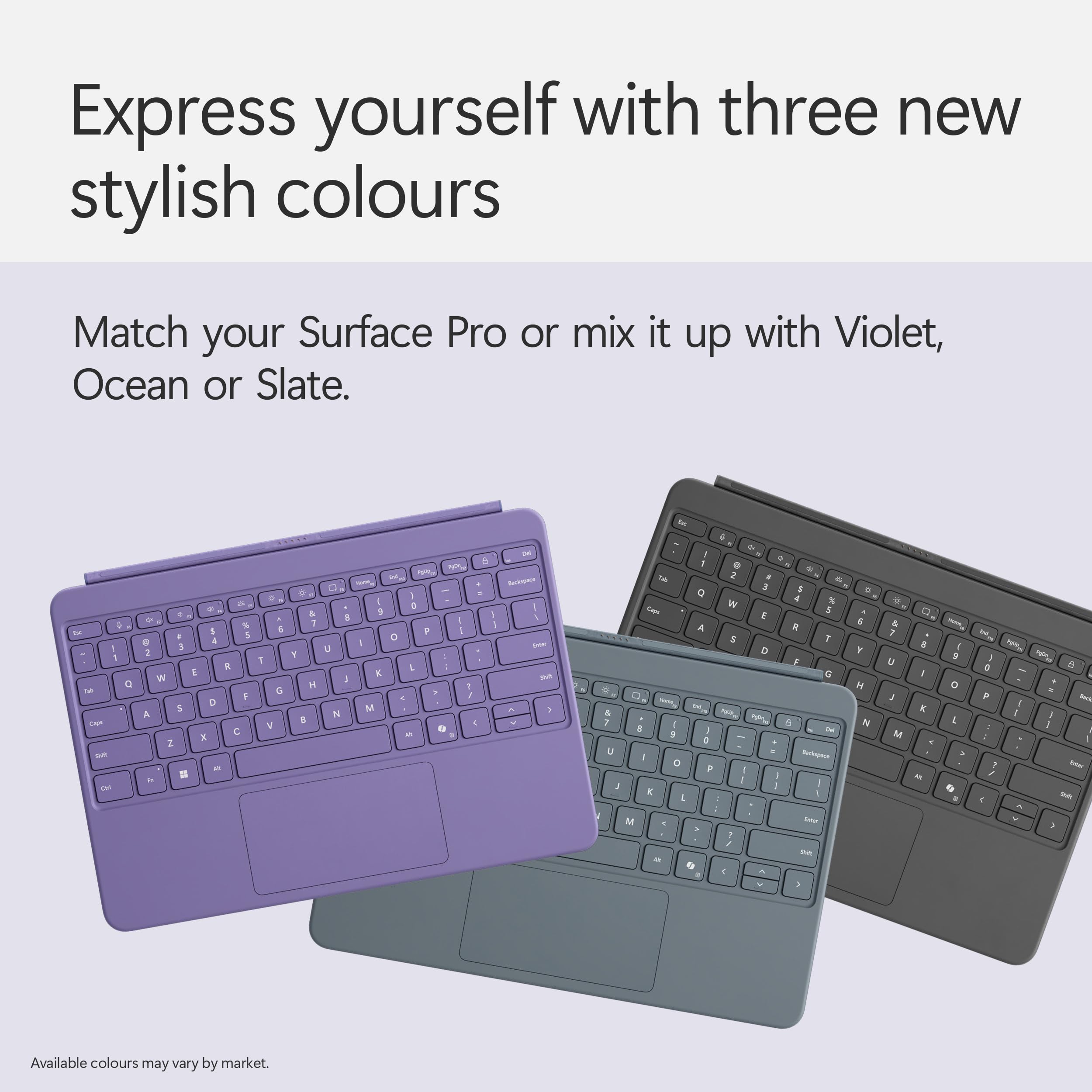 Microsoft Surface Pro Flex Keyboard with Slim Pen | Black | 2-in-1 Alcantara® Keyboard for Surface Pro Windows 11 Copilot+ PC