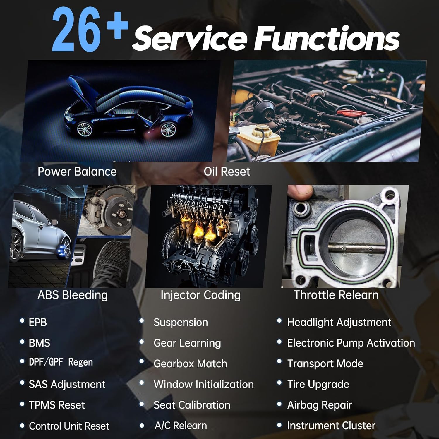 XTOOL A30M OBD2 Scanner BT, Wireless OBD2 Code Reader with 26+ Reset, Bidirectional & All System Car Diagnostic Tool, FCA/CANFD, Car Fault Code Reader and Reset for Android & iOS, Lifetime Free Update