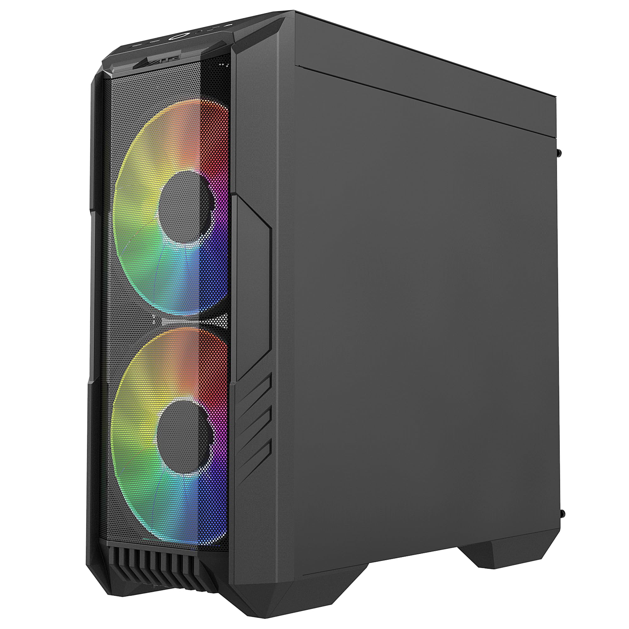 Cooler Master HAF 700 PC Case - Full-Tower, E-ATX Compatible, 5 x Pre-Installed Fans, Rotatable Radiator Bracket, TG Side Panel, Tool-Free Design, ARGB Controller Included
