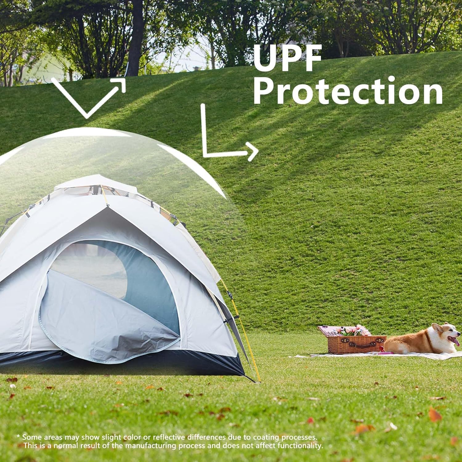 LEVSON Pop Up Tent 3 Man Waterproof Camping Tent with Screened Porch, 3 Person Dome Tent, 4 Season Outdoor Camping Tents Easy Setup for Backpacking & Hiking