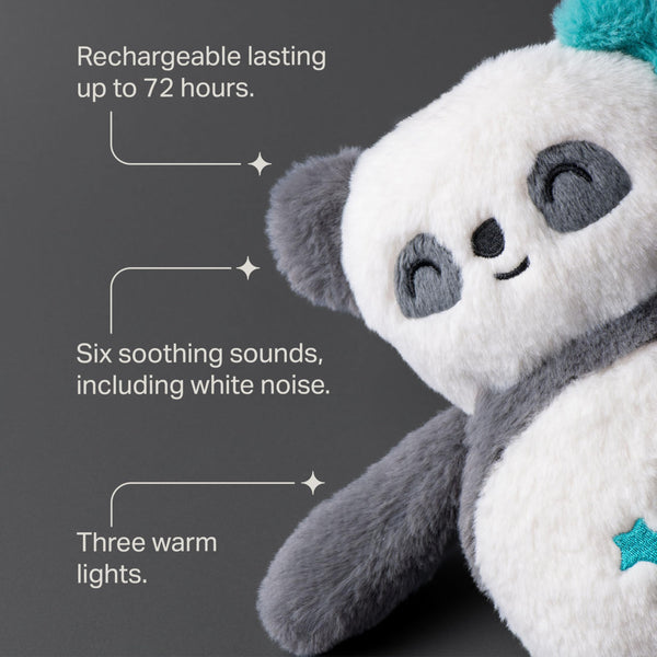Tommee Tippee OllieOwl Deluxe Baby and Toddler Sound and Light Sleep Aid, Automatic CrySensor Soothes with 3 Natural Sounds and 3 Lullabies, Adjustable Volume, Soft Plush Fabric, USB Rechargeable