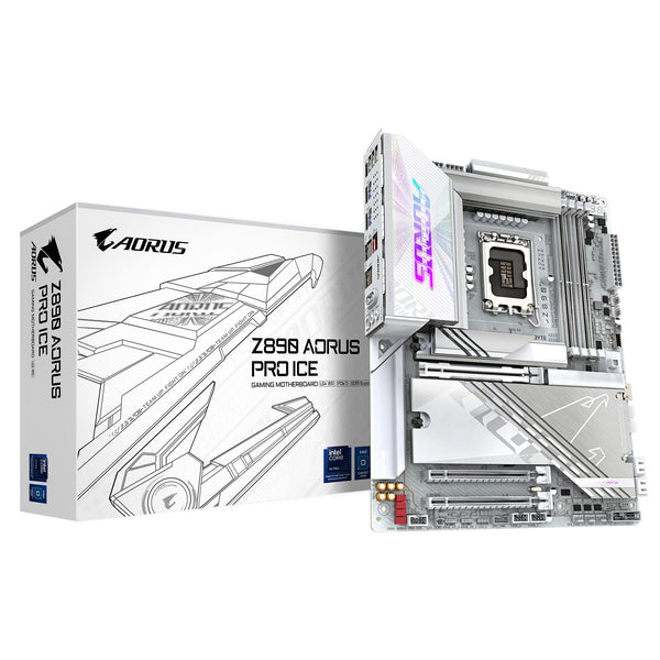 GIGABYTE Z890I AORUS ULTRA Motherboard - Supports Intel Core Ultra (Series 2) CPUs, 8+1+2 phases VRM, up to 8800MHz DDR5 (OC), 1xPCIe 5.0 + 1xPCIe 4.0, Wi-Fi 7, 2.5GbE LAN, Thunderbolt 4