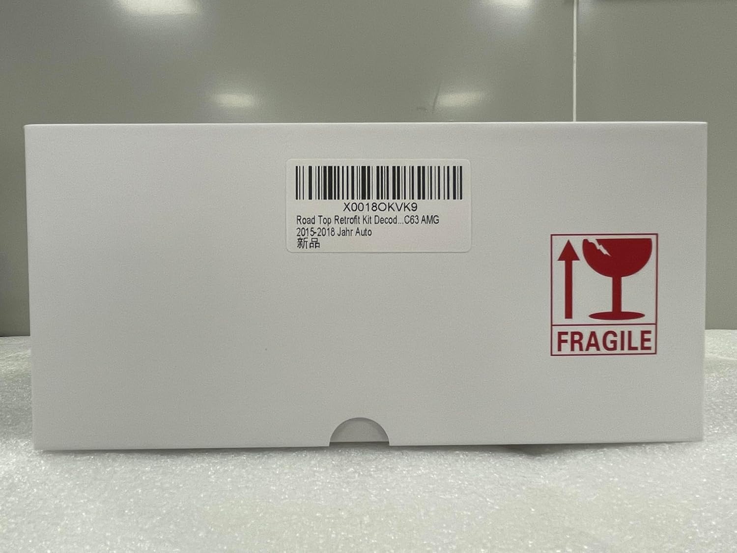 Road Top Wireless Carplay Android Auto for Mercedes Benz C GLC Class W205 2016-2018 Year with NTG5.0, Carplay Retrofit Kit Decoder, Support Mirrorlink, Navigation