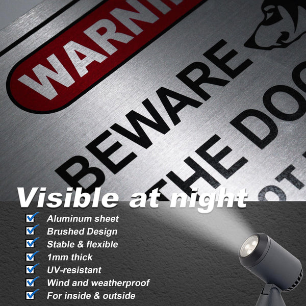 TAKULA Pre-drilled CCTV Sign - 15 * 15cm Aluminium Brushed Metal Sign - 24 HR Outdoor Waterproof, UV Resistant, Durable | Pack of 1