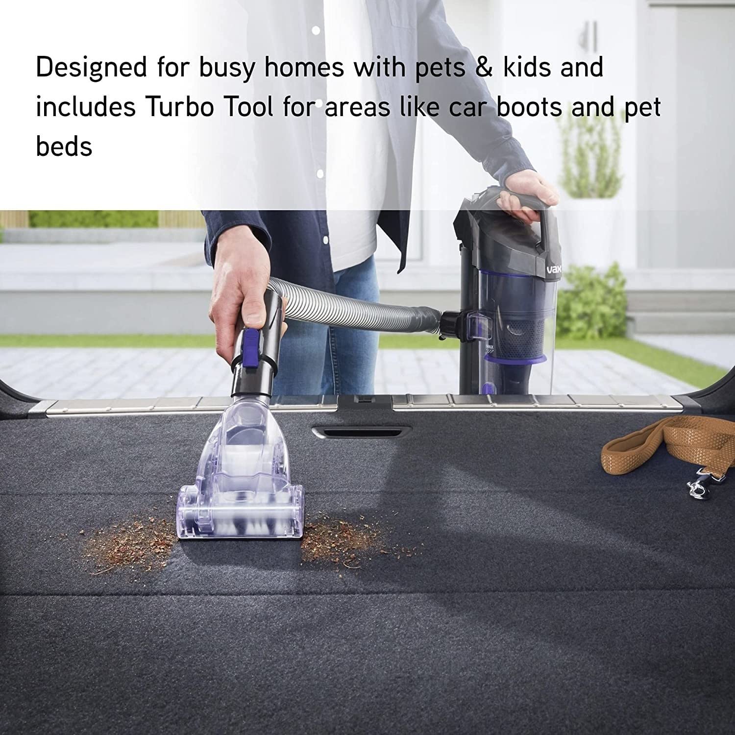 Vax Air Lift 2 Pet Plus Upright Vacuum | VersaClean Technology | Lift Out Technology | Additional Tools - CDUP-PLXP, Grey/Purple