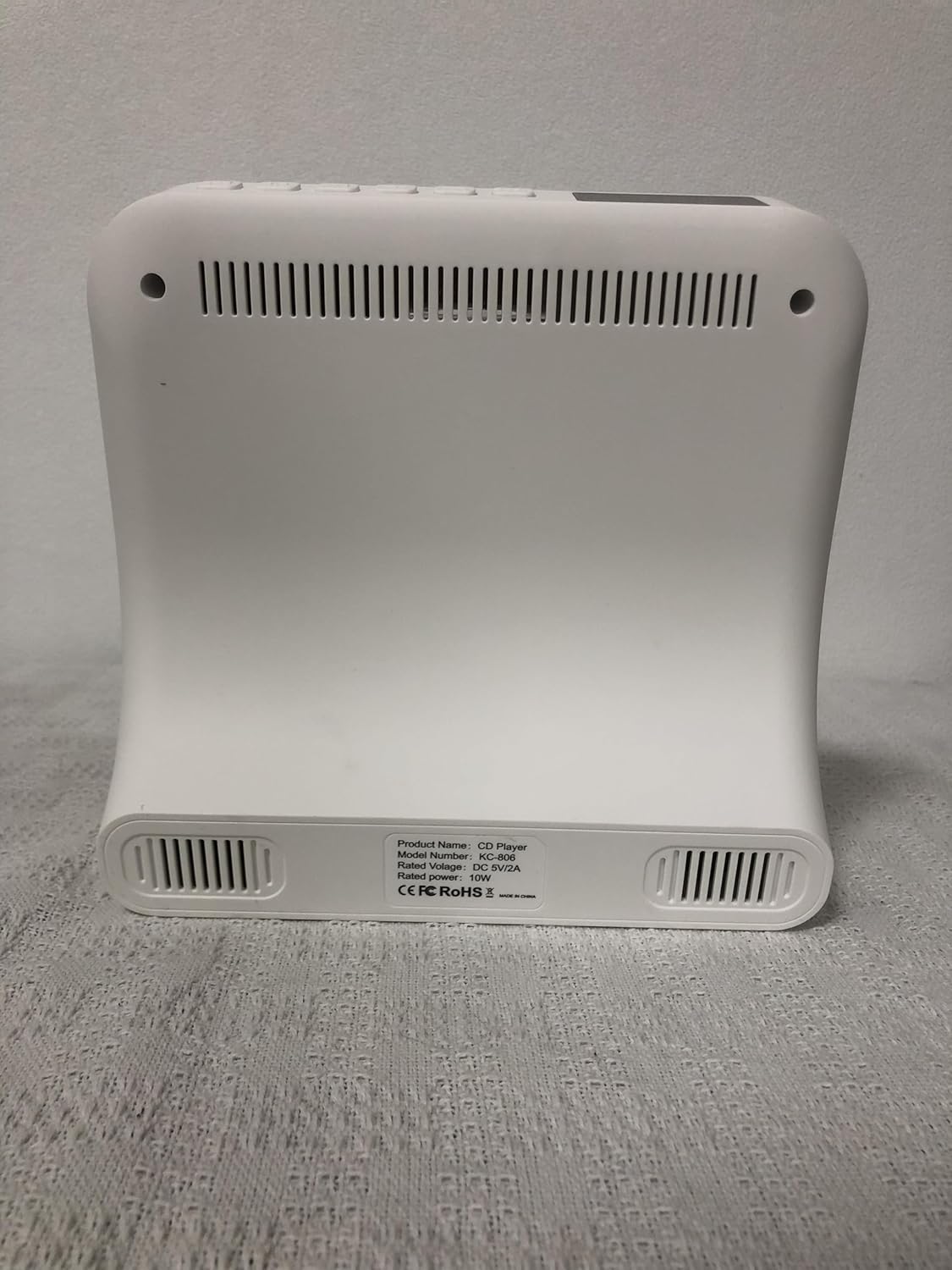 CD Player Portable with Speakers - Homlab Blutooth Desktop CD Players for Home with Dust Cover, FM Radio, Anti-skip Protection, Music Player Home Audio Boombox with LCD Display, Remote, Aux Input