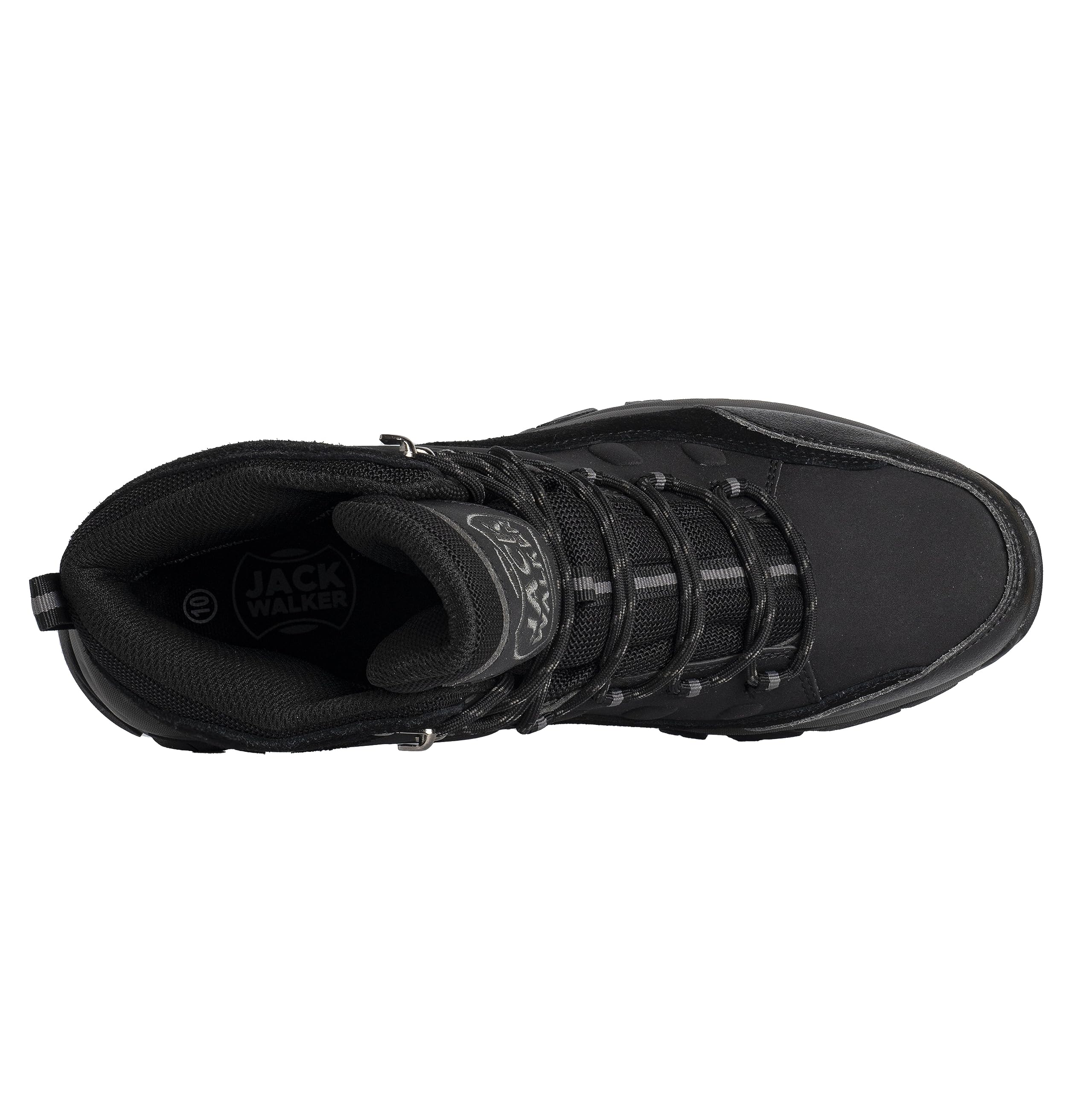 Jack Walker Mens Walking Leather Boots Lightweight Vent Breathable Hiking Trekking Shoes JW8215