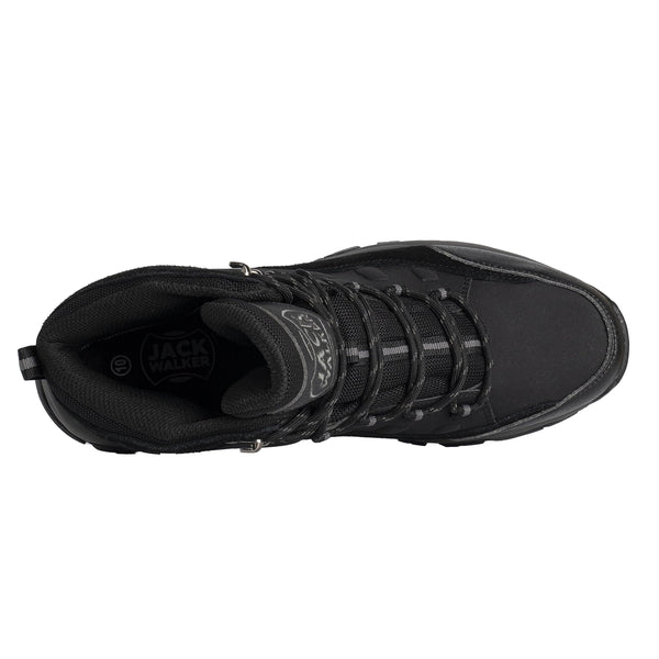 Jack Walker Mens Walking Leather Boots Lightweight Vent Breathable Hiking Trekking Shoes JW8215