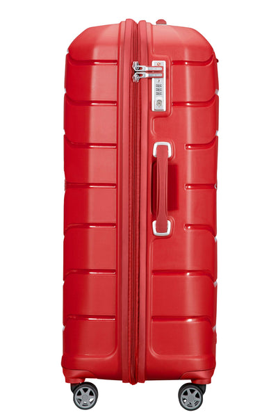 Samsonite Flux - Spinner L, Expandable Suitcase, 75 cm, 99/111 L, Red (Red)