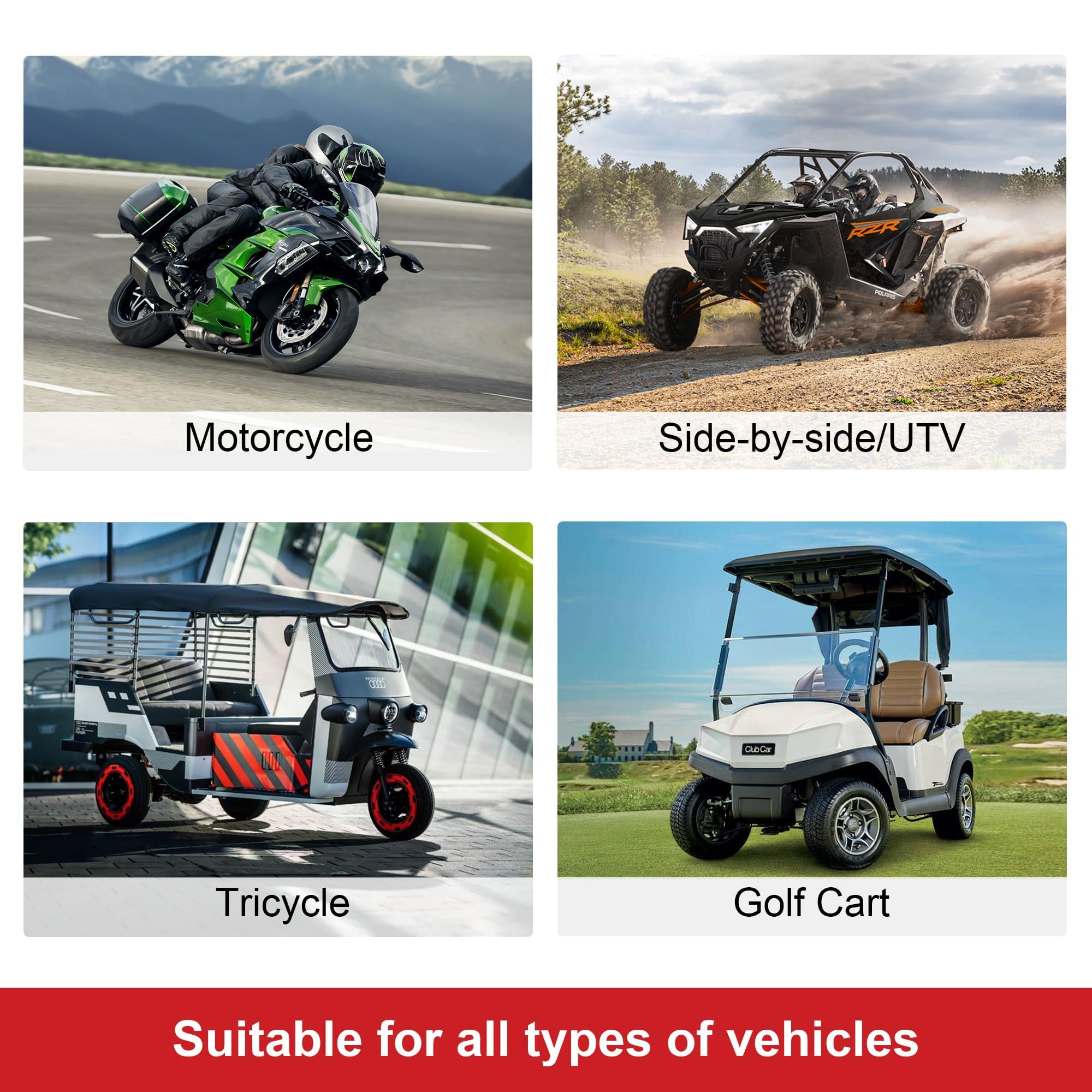 K7 Motorcycle Dash Cam Front and Rear with EIS Anti-Shake 2K + 2K@30FPS or 1080P + 1080P@60 FPS Motorbike Camera, GPS, Wi-Fi, 24Hrs G-Sensor, Waterproof Motorcycle Camera Support 512 GB Max