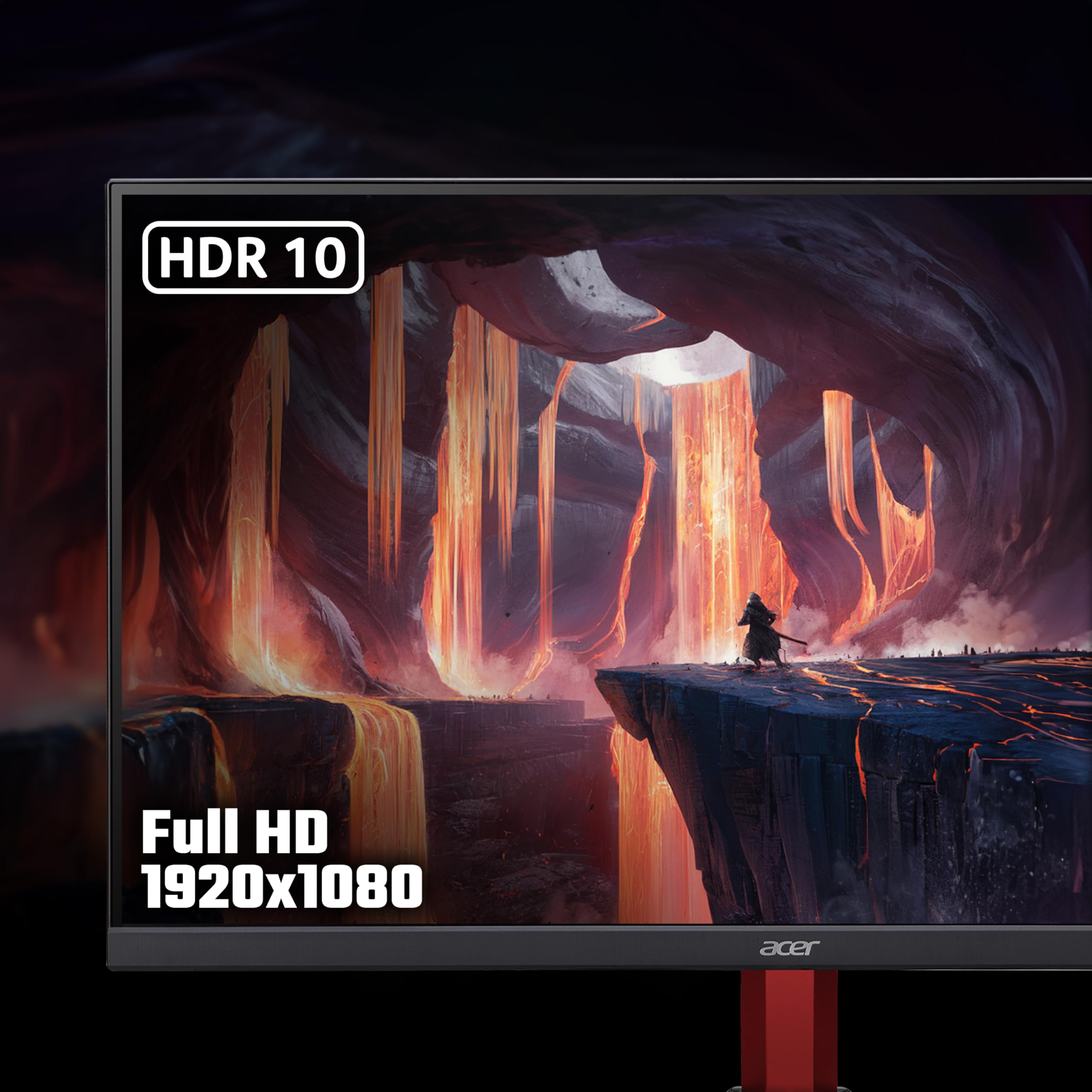 Acer Nitro KG241Y S3 24-inch Gaming Monitor - VA Panel, 1920 x 1080, 4ms, 180Hz, FreeSync Premium, HDR 10, DP, HDMI