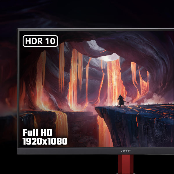 Acer Nitro KG241Y S3 24-inch Gaming Monitor - VA Panel, 1920 x 1080, 4ms, 180Hz, FreeSync Premium, HDR 10, DP, HDMI