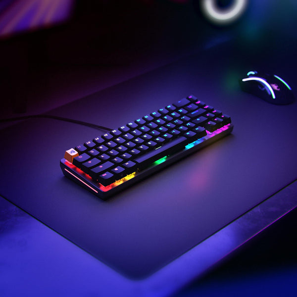 Glorious Gaming GMMK Compact 60%, Barebones (Frame Only) - Mechanical Gaming Keyboard, Per Key RGB, Hotswap & Customisable, International/ISO Layout - Black