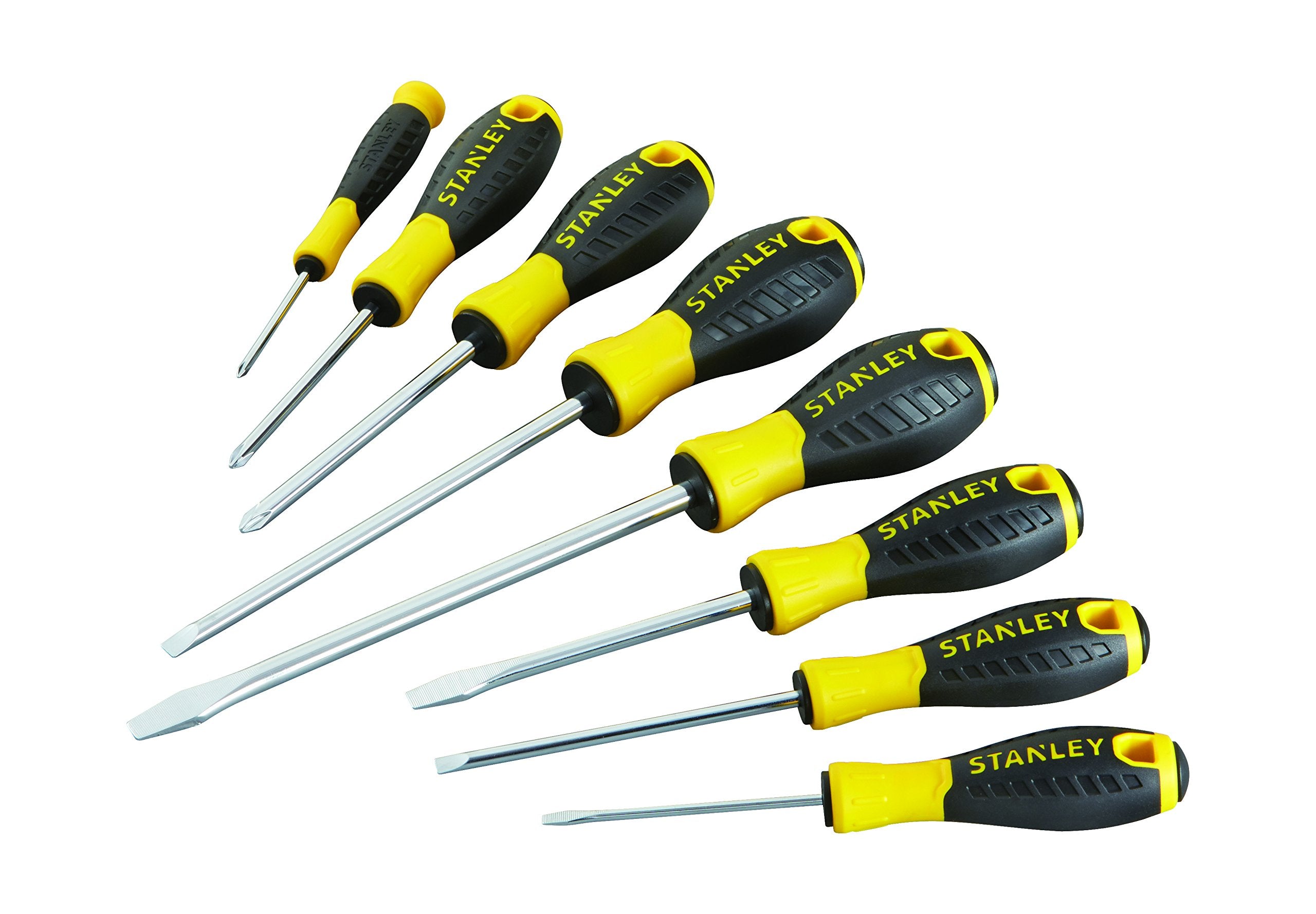 STANLEY STHT0-60210 Essential Screwdriver Set - Yellow (8-Piece)