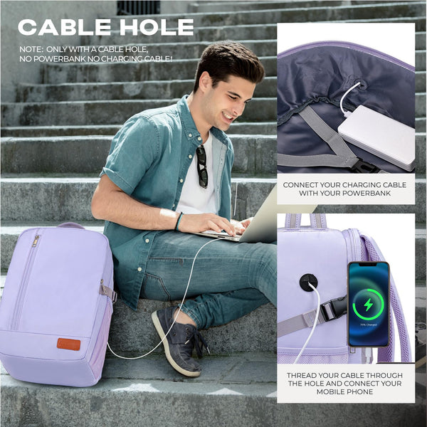 VMIKIV for Ryanair Cabin Bags 40x20x25 Underseat Carry On Bag,Small Travel Backpack Cabin Size for Men Women,Hand Luggage for Overnight, Weekend,Under Seat Casual Daypack for Airlines