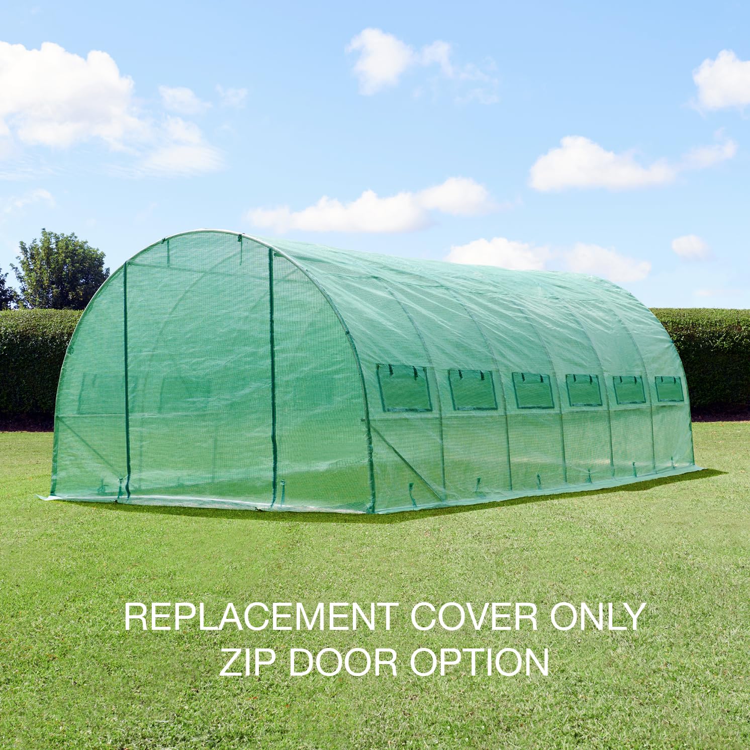 FeelGoodUK PT6 Replacement 6 x 3 x 2m Cover For Polytunnel Garden Greenhouse