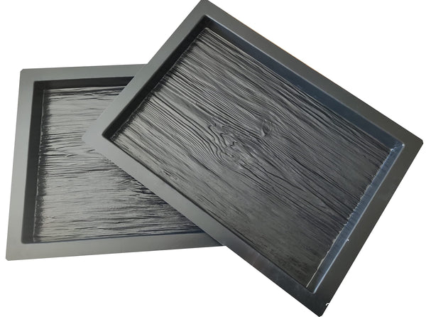 FHONYX 2 PCS Concrete Moulds 50x35x4cm, Paving slabs, decking Board, Imitation Wood, Garden Lawn, Decoration Garden, Path, DIY, Pavement, Paving