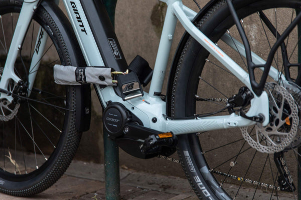 Hiplok Gold Bike Chain with Lock - Superbright (Hi-Vis/High Visibility). 85cm Chain for Bicycle Lock. Lightweight & Wearable. Sold Secure Gold.