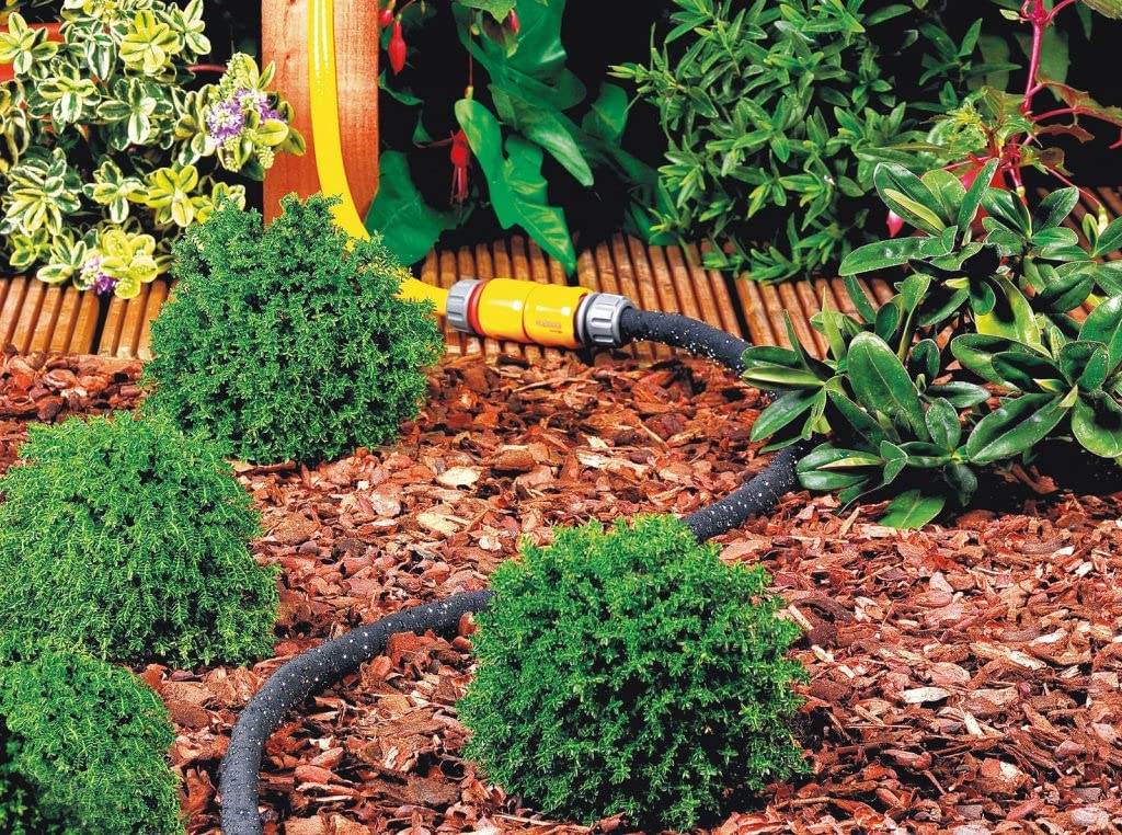 HOZELOCK - Porous Hose 15 m : Microporous Hose for Economical Watering, Without Wasting Water. Ideal for Flowerbeds, Vegetable Gardens and