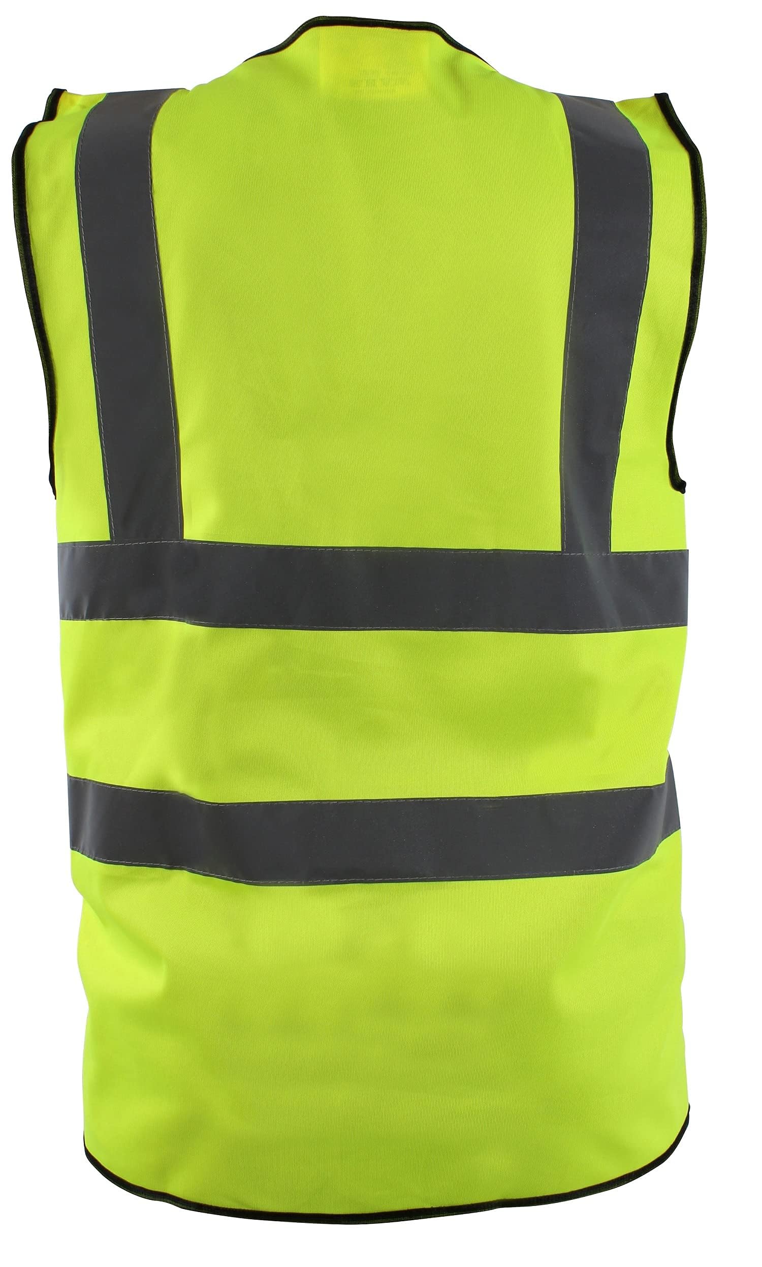 Blackrock Yellow & Orange Hi Vis Vests, High Vis Vests, Hi Vis Jackets, Rail Orange, High Visibility, Safety, Reflective, Hivisible PPE, Hi Viz, Security, Workwear, Mens Womens Sizes Small - 6XL