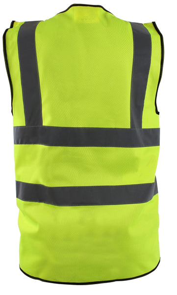Blackrock Yellow & Orange Hi Vis Vests, High Vis Vests, Hi Vis Jackets, Rail Orange, High Visibility, Safety, Reflective, Hivisible PPE, Hi Viz, Security, Workwear, Mens Womens Sizes Small - 6XL