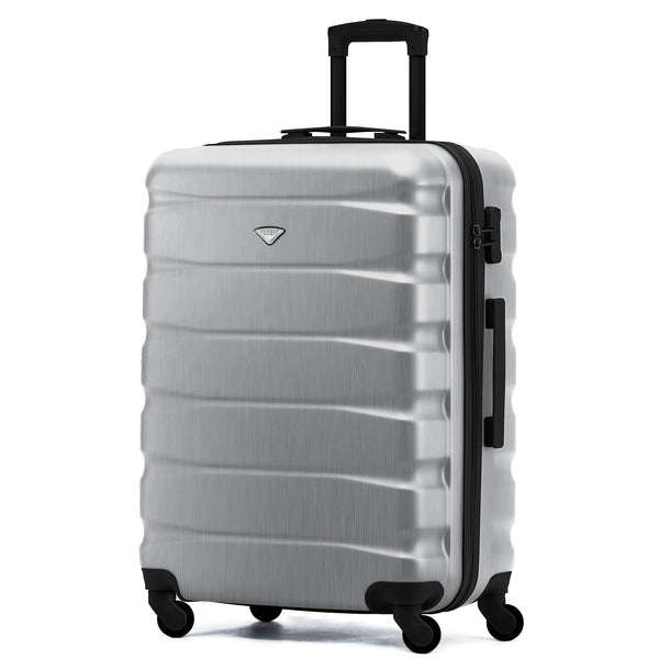 Flight Knight Set of 3 Lightweight 4 Wheel ABS Hard Case Suitcases Cabin & Hold Luggage Options Approved for Over 100 Airlines Including easyJet, British Airways, Ryanair, Jet2 & Many More