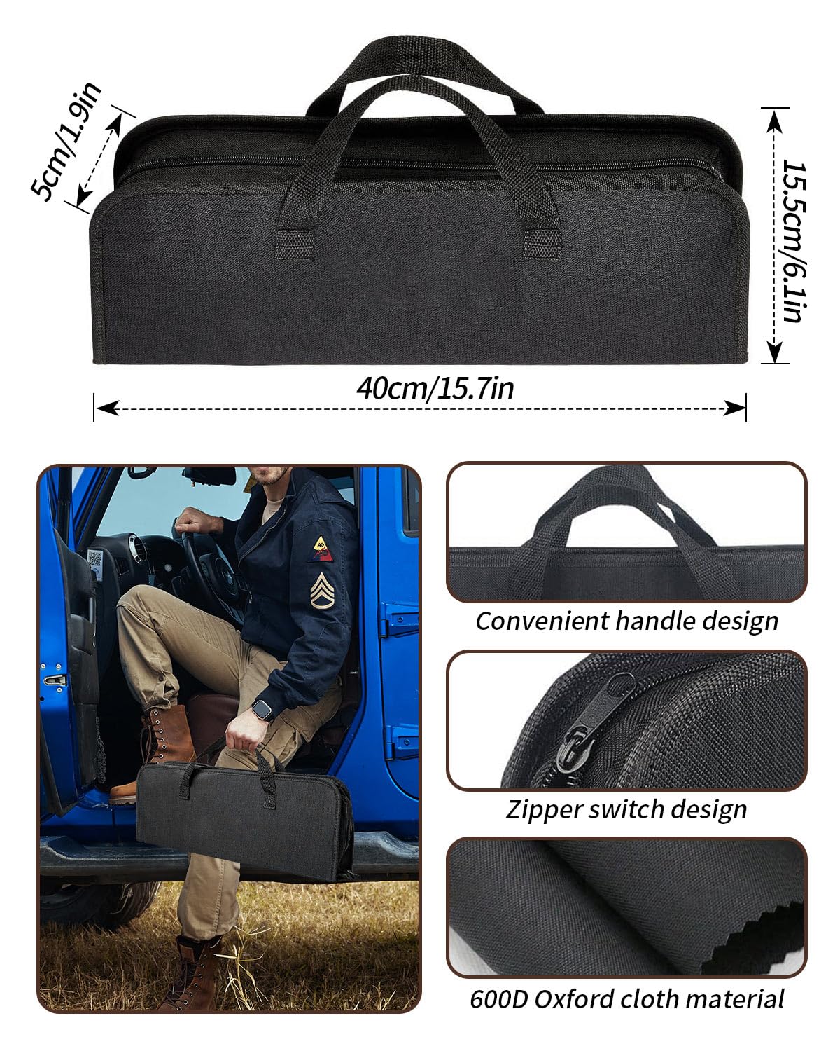 KALAHOL 7-in-1 BBQ Tools Set Extra Thick Stainless Steel Grill Tool Set with Storage Bag, Premium Complete Outdoor BBQ Utensils Set Professional Barbecue Accessories BBQ Kit for Men and Women Gift