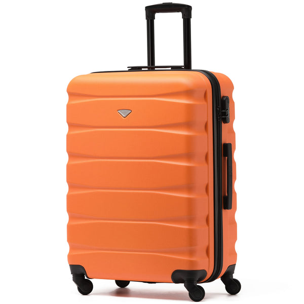 Flight Knight Set of 3 Lightweight 4 Wheel ABS Hard Case Suitcases Cabin & Hold Luggage Options Approved for Over 100 Airlines Including easyJet, British Airways, Ryanair, Jet2 & Many More
