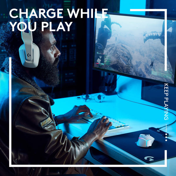 Logitech G G502 X PLUS LIGHTSPEED Wireless RGB Gaming Mouse - Optical mouse with LIGHTFORCE hybrid switches, LIGHTSYNC RGB, HERO 25K gaming sensor, compatible with PC - macOS/Windows - Black