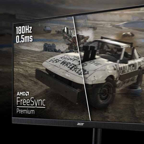 Acer Nitro KG241Y S3 24-inch Gaming Monitor - VA Panel, 1920 x 1080, 4ms, 180Hz, FreeSync Premium, HDR 10, DP, HDMI