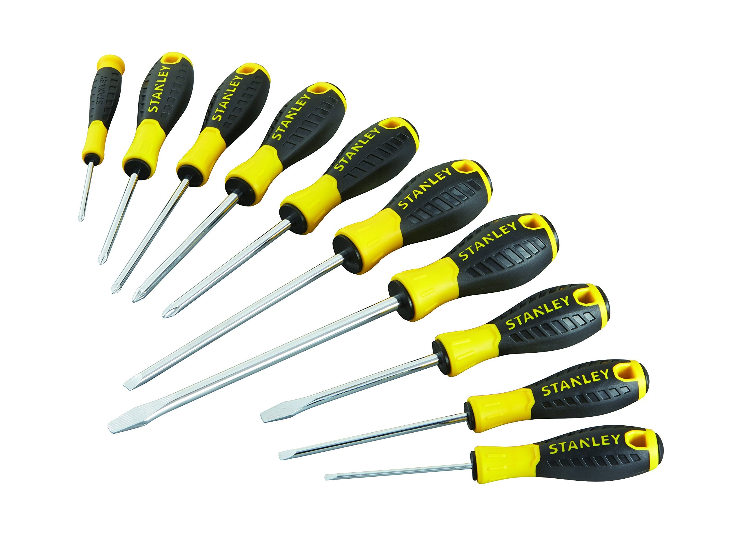 STANLEY STHT0-60210 Essential Screwdriver Set - Yellow (8-Piece)