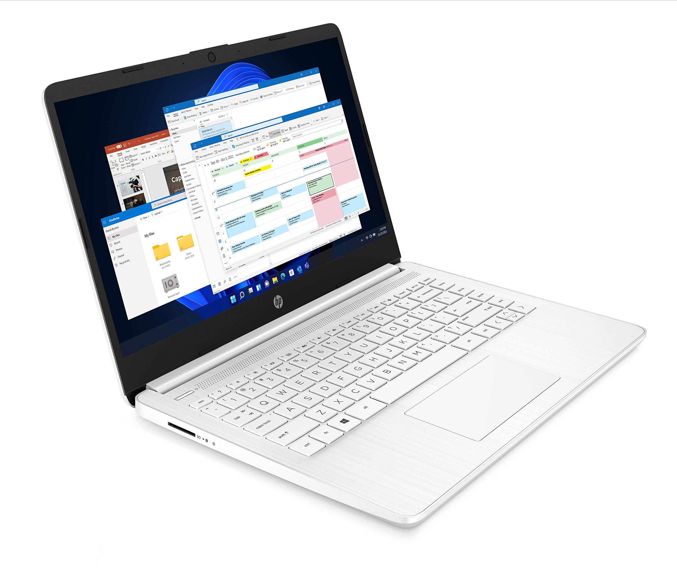 HP Stream 14" Laptop, Intel N4120 Processor, 4 GB RAM, 64 GB eMMC, Intel UHD Graphics, HD Display, Dual Speakers, Microsoft 365 Personal 12 month included, Win 11, Jet Black, 14s-dq0000sa