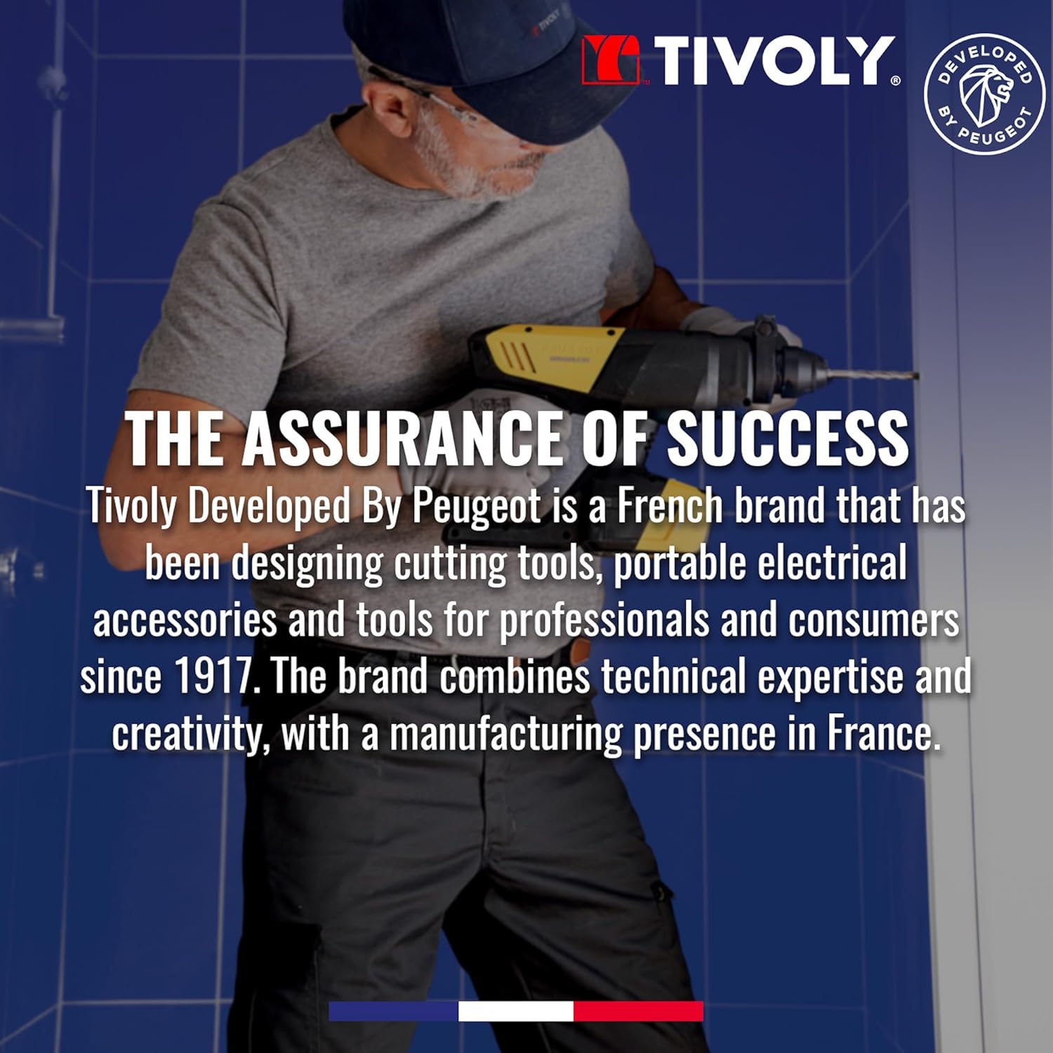 TIVOLY - T-Gun F300 Cartridge Gun - Can be Fitted to Drill and Screw Guns - for Ø 1,96" - 10,48 fl oz cartridges