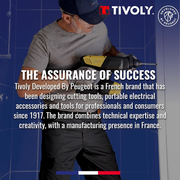 TIVOLY - T-Gun F300 Cartridge Gun - Can be Fitted to Drill and Screw Guns - for Ø 1,96" - 10,48 fl oz cartridges