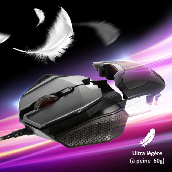 MAD CATZ R.A.T. 8+ Gaming Mouse (USB/Black/16000dpi/11 Buttons) - MR05DCINBL000-0