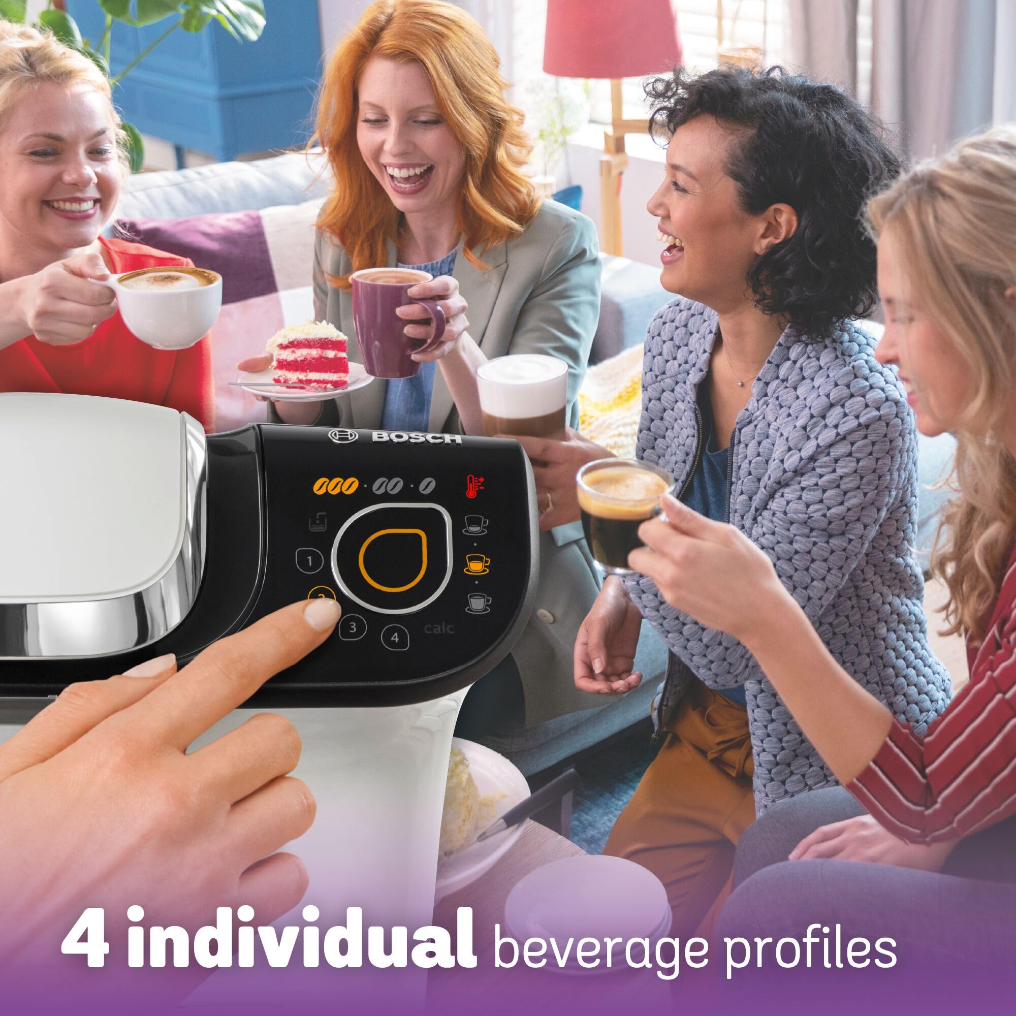 Tassimo My Way 2 TAS6507GB Tassimo Pod Coffee Machine, Cream