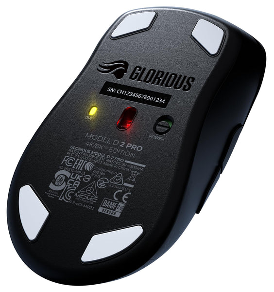 Glorious Gaming Model D Wired Gaming Mouse - 68g Superlight Honeycomb Design, RGB, Ergonomic, Pixart 3360 Sensor, Omron Switches, PTFE Feet, 6 Buttons - Glossy Black