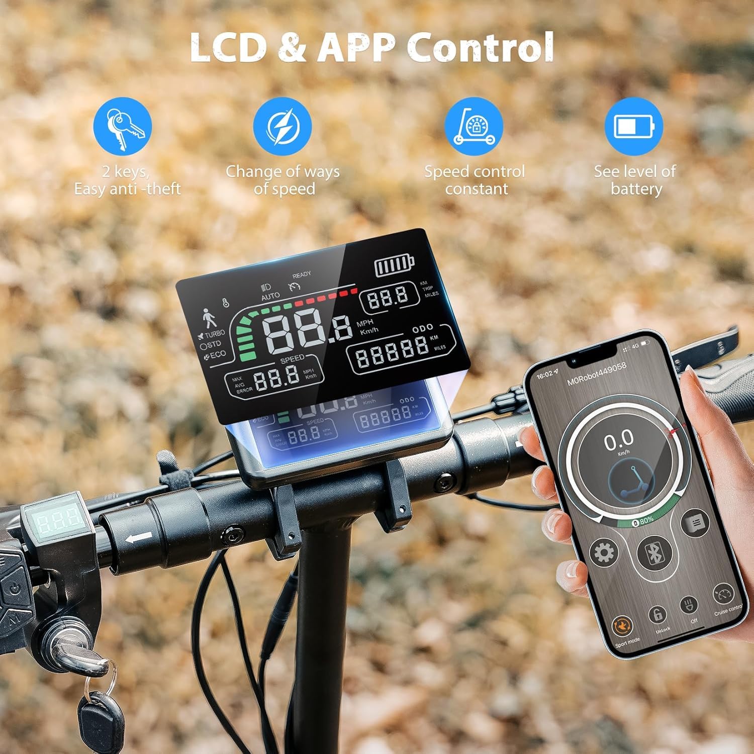 iScooter 45-80KM Range Off-road Electric Scooter,10" Tires iX4/iX7Pro Electric Scooter for Adult with APP Control, Large Capacity Battery, Multiple Speed Modes,4 Shock Suspension Fast E-Scooter