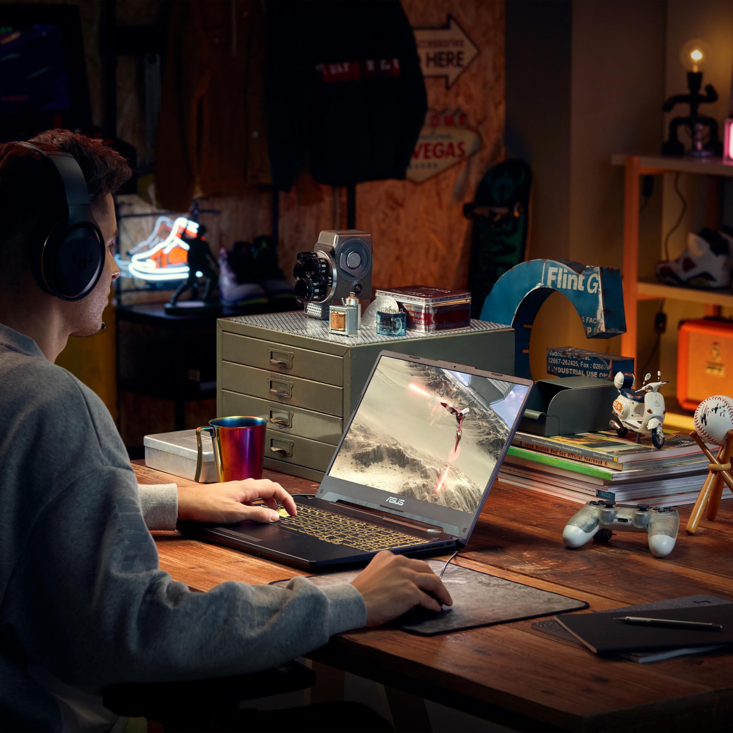 ASUS V16 V3607VP Gaming Laptop | 16.0" WUXGA 144Hz Screen | Intel Core 7 240H | NVIDIA GeForce RTX 5070 | 32GB RAM | 1TB PCIe SSD | Backlit Keyboard | Windows 11 | 3 Month Xbox Game Pass