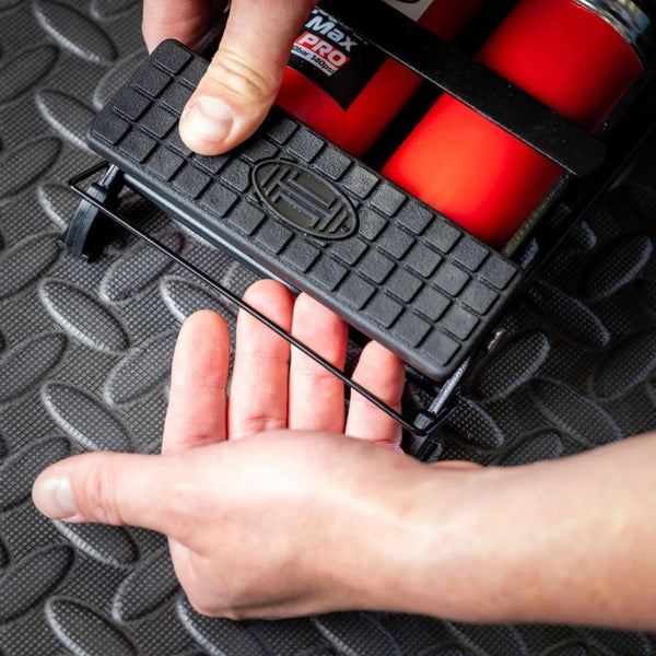 HEYNER Premium Double Barrel Foot Air Pump With Manometer 10 Bar 140PSI Pedalmax? 225000