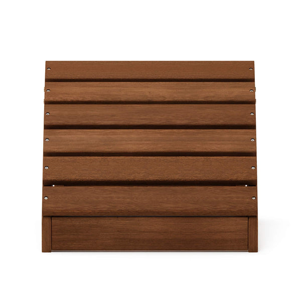 Furinno Small Hardwood Adirondack Footstool in Teak Oil, Wood, Natural, 45.21 (W) x 33.27 (H) x 42.67 (D) cm, FG18926