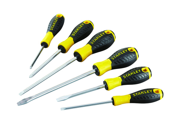 STANLEY STHT0-60210 Essential Screwdriver Set - Yellow (8-Piece)